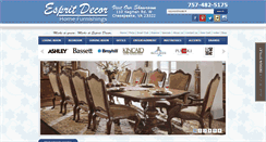 Desktop Screenshot of esprit-decor.com